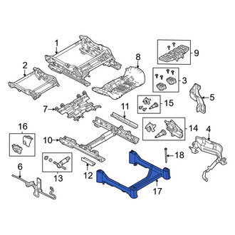 Volvo OE - Front Left Seat Track Support