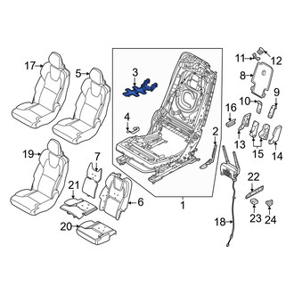 Volvo OE - Center Seat Cushion Spring