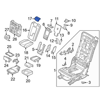 Volvo OE - Center Headrest