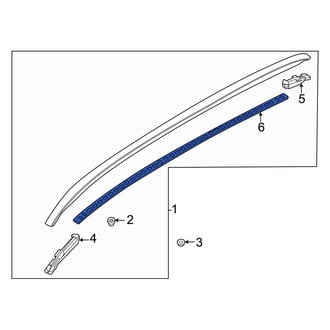 Volvo OE - Center Roof Molding Seal