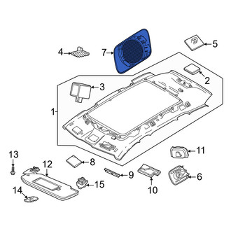 Volvo OE - Front Lower Speaker Cover