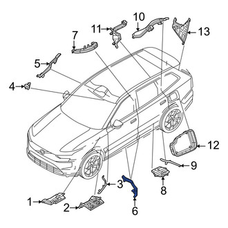 Volvo OE - Left Rocker Panel Seal
