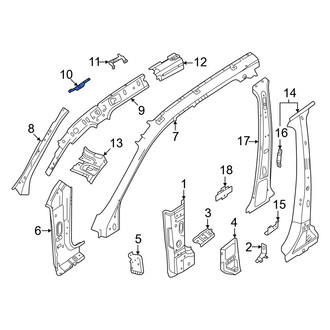 Volvo OE - Front Left Outer Body A-Pillar Bracket
