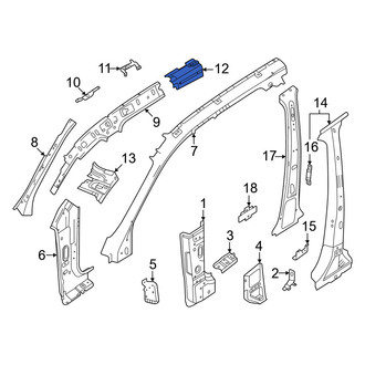 Volvo OE - Left Headliner Bracket