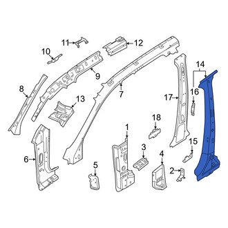 Volvo OE - Left Body B-Pillar Reinforcement