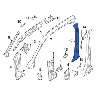 Volvo OE - Left Inner Body B-Pillar