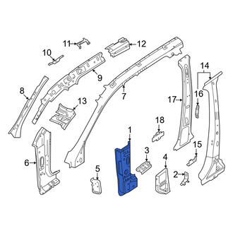 Volvo OE - Left Lower Body A-Pillar Reinforcement