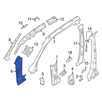 Volvo OE - Left Lower Inner Body A-Pillar