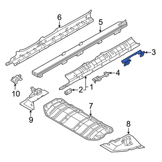 Volvo OE - Front Right Inner Rocker Panel Bracket