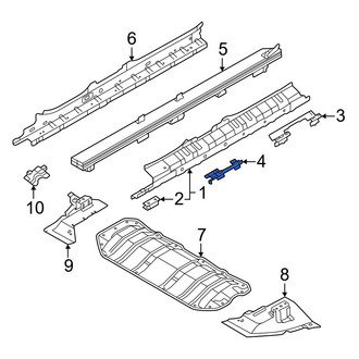 Volvo OE - Rear Left Inner Rocker Panel Bracket