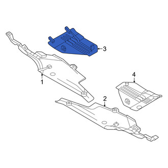 Volvo OE - Rear Right Floor Pan Splash Shield
