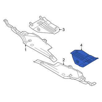 Volvo OE - Rear Left Floor Pan Splash Shield