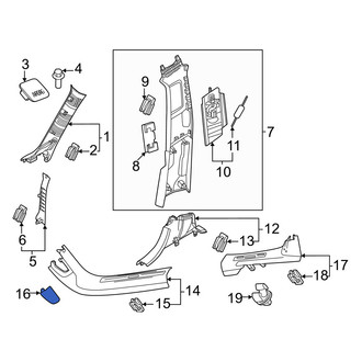 Volvo OE - Left Door Sill Plate Cap