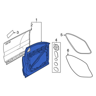Volvo OE - Front Left Door Shell