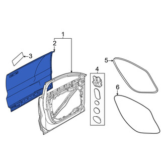 Volvo OE - Front Left Outer Door Outer Panel