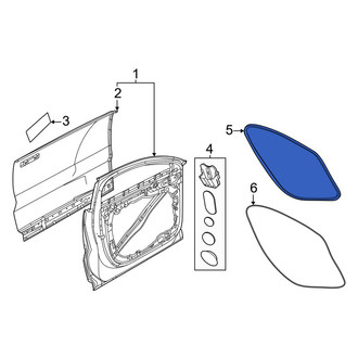 Volvo OE - Front Outer Door Seal