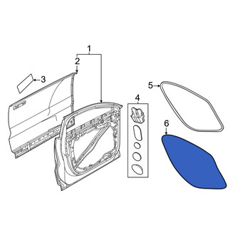 Volvo OE - Front Inner Door Seal