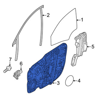 Volvo OE - Front Left Door Panel Carrier