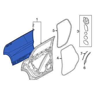 Volvo OE - Rear Left Outer Door Outer Panel