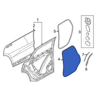 Volvo OE - Rear Outer Door Seal