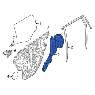 Volvo OE - Right Door Panel Carrier Bracket