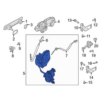 Volvo OE - Front Right Door Lock Actuator Motor