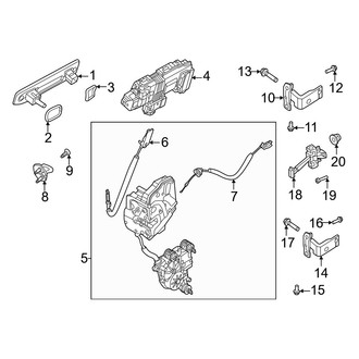 Volvo OE - Rear Door - Lock & Hardware