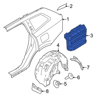 Volvo OE - Rear Left Quarter Panel Vent