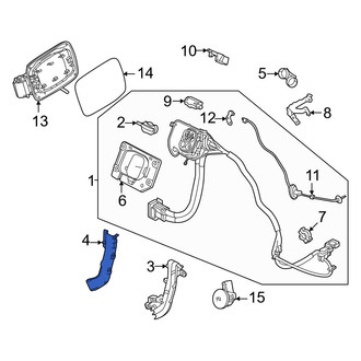 Volvo OE - Rear Lower Inner Drive Motor Battery Pack Charging Port Cover