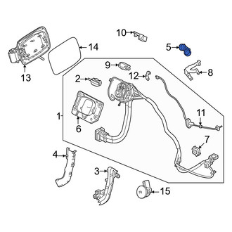 Volvo OE - Drive Motor Battery Pack Charging Port Assembly Bracket