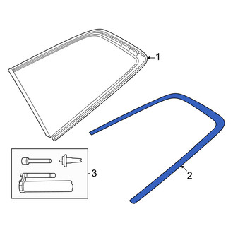 Volvo OE - Rear Left Quarter Panel Reveal Molding