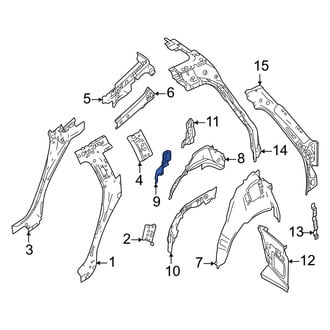 Volvo OE - Rear Left Wheel Housing Access Cover
