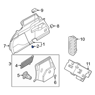 Volvo OE - Rear Left Coat Hook