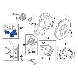 Volvo OE - Rear Left Parking Brake Actuator