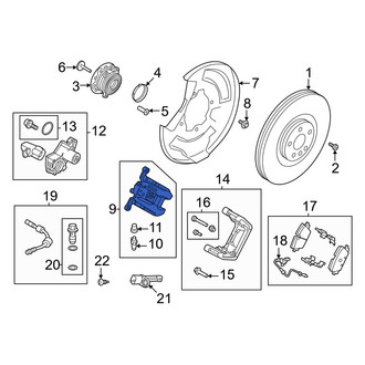Volvo OE - Rear Left Disc Brake Caliper