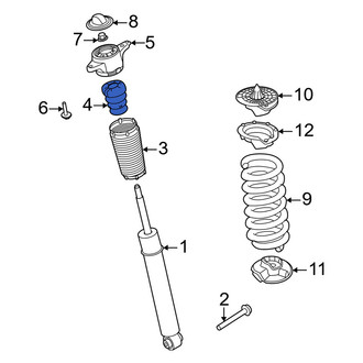 Volvo OE - Rear Suspension Strut Bumper
