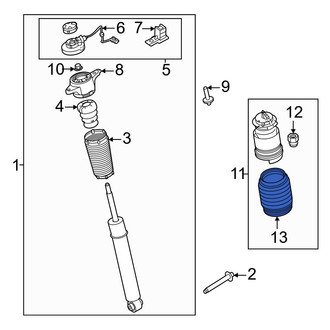 Volvo OE - Rear Suspension Strut Bellows