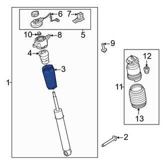 Volvo OE - Rear Suspension Strut Bellows