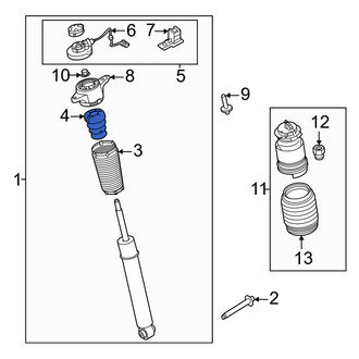 Volvo OE - Rear Suspension Strut Bumper