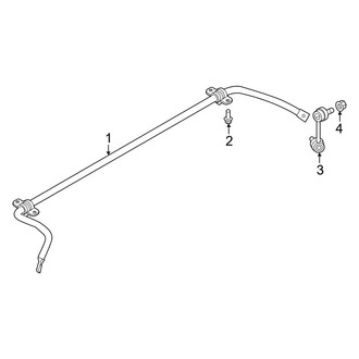 Volvo OE - Rear Suspension - Stabilizer Bar & Components (Plus / Ultra)