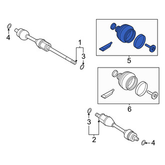 Volvo OE - Front Outer CV Joint Boot Kit