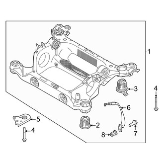 Volvo OE - Rear Suspension - Suspension Mounting