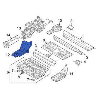 Volvo OE - Rear Left Floor Side Rail