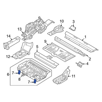 Volvo OE - Floor Pan Bracket