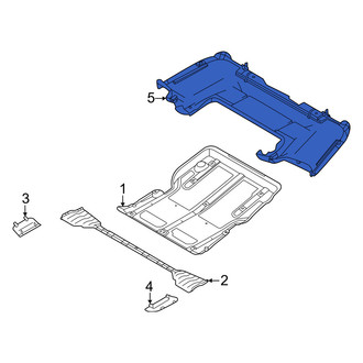 Volvo OE - Rear Bumper Splash Shield