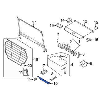 Volvo OE - Rear Trunk Trim Panel