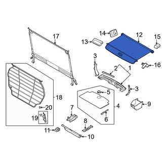 Volvo OE - Rear Cargo Cover