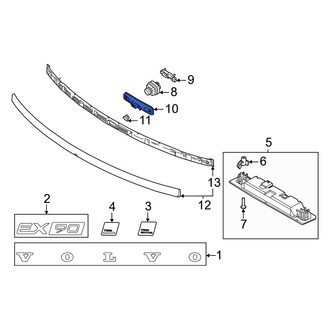 Volvo OE - Park Assist Camera Bracket