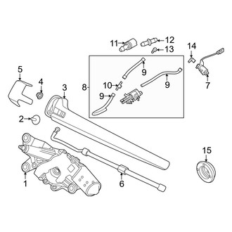 Volvo OE - Lift Gate - Wiper & Washer Components