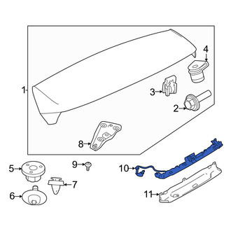Volvo OE - Rear Center High Mount Stop Light